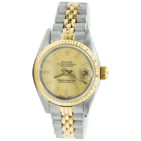 1982 rolex datejust tt|ladies Rolex Datejust 1980s watch.